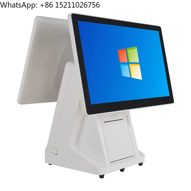 

Заводской 15,6-дюймовый кассовый аппарат Windows Full Hd Pos «все в одном» с 11,6-дюймовым дополнительным экраном Система Pos для малого бизнеса
