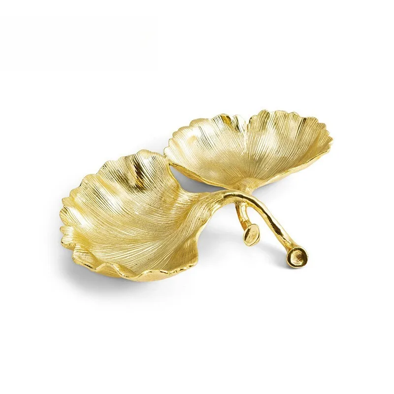 

New Leaf Series Ginkgo Biloba Home Restaurant Clubhouse Hotel Split Dish Sauce Dish