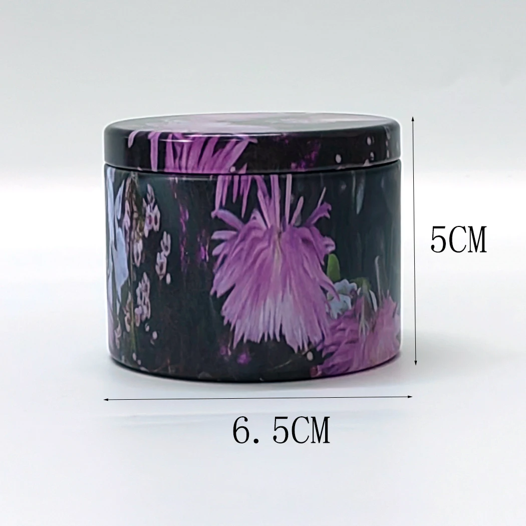 20個入り 4オンス 花柄高級丸型茶缶、模造木製蓋付き金属製 - Metal Tin Lid 4Oz のレビューと価格