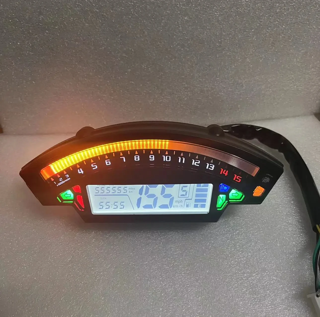 For Kawasaki Ninja ZX10R ZX-10R 2012-2017 Motorcycle LED Speedometer Digital Odometer Tachometer Fuel Gauge Meter