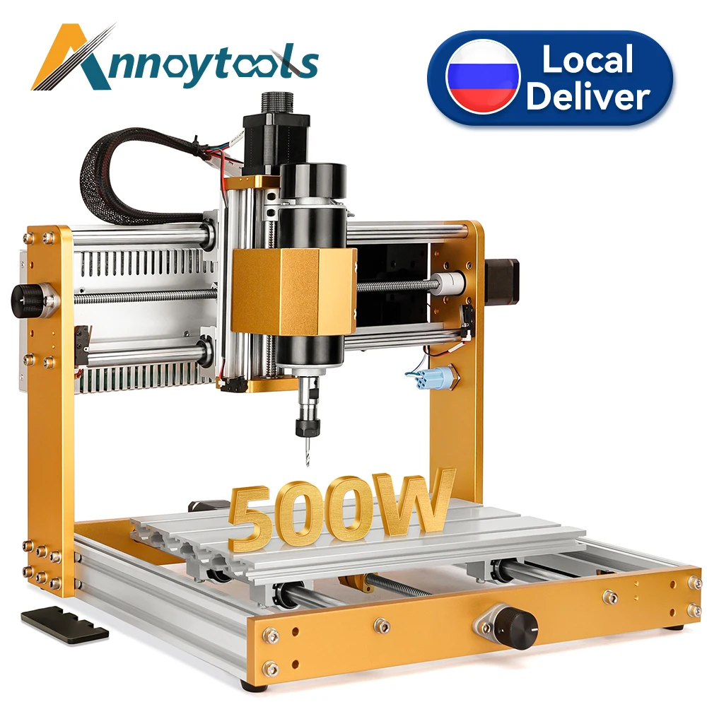ANNOYTOOLS CNC3018PRO MAX เครื่องแกะสลักเครื่องกัด CNC 500w แกนออฟไลน์สําหรับตัดและแกะสลัก