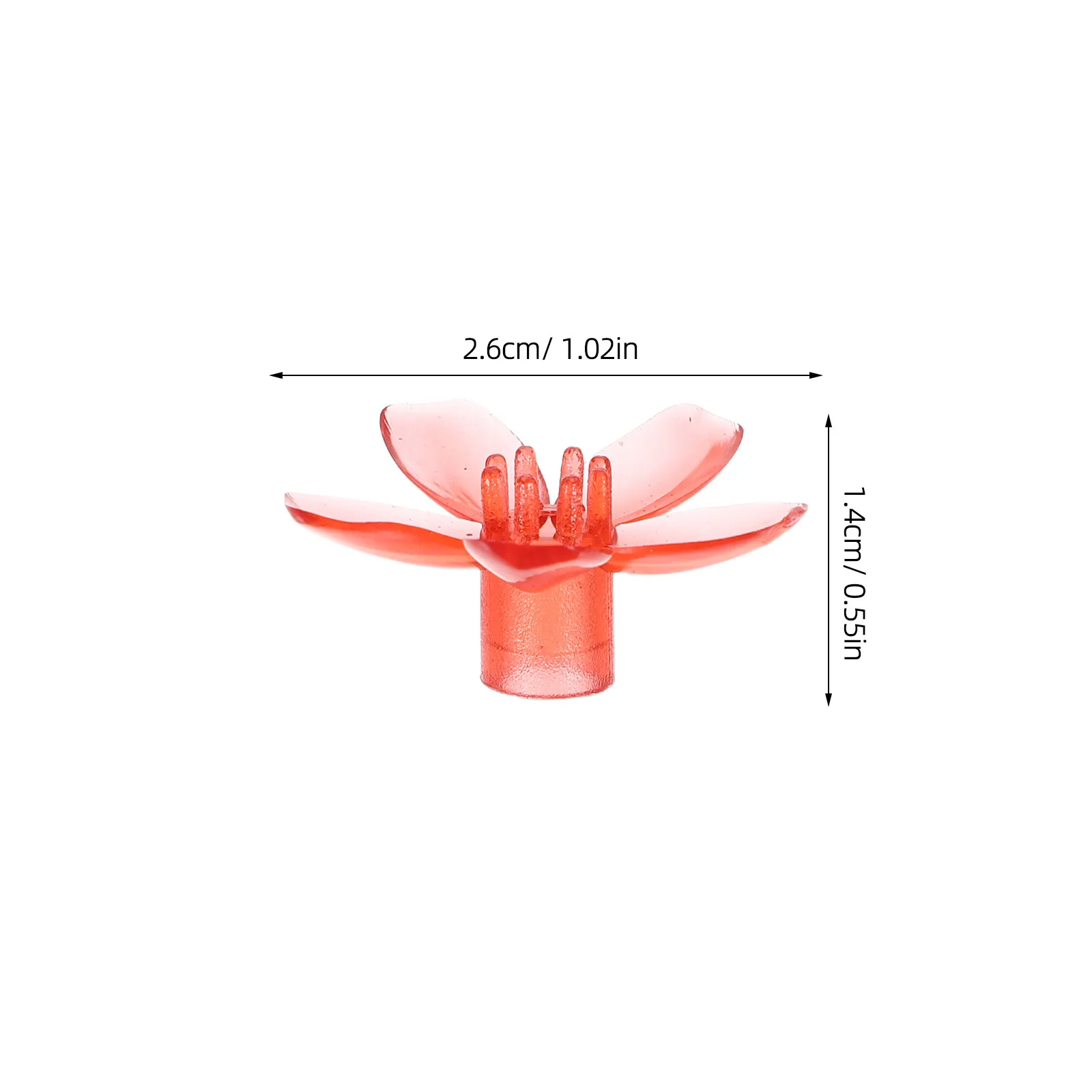 100Pcs Plastic Cherry Blossom Lampshade Covers 5Mm Decorative Light Bulb Shades for String Lights Wedding Home Party Ambiance