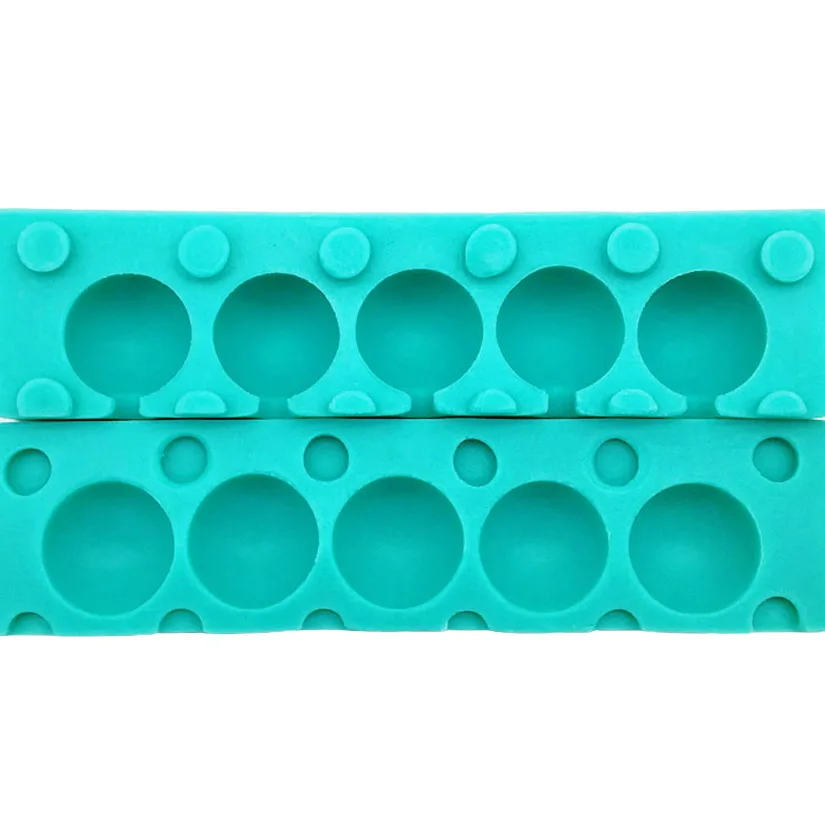 2 Pcs/set Space Lollipop Shape Silicone Fondant Cake Decorating Tools, 100% Food-Grade Baking Molds, Silicone Soap Molds
