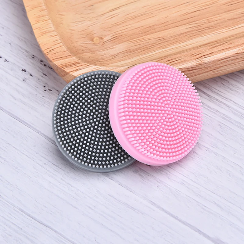 1pcs Silicone Facial Cleansing Brushes Deep Portable Facial Cleanser Washing Brush Blackhead Remover Beauty Face Care Tools