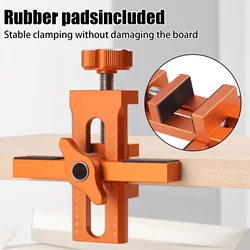 Woodworking Cabinet Door Installation Jig,Door Panel Installation Rebounding Device Drilling Tool 2 In 1 Quick Positioning Tool