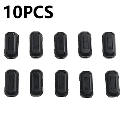 10pcs TDK 5mm Ferrite Core Noise Suppressor Filter Ring Cable Clip On Wire RFI EMI For Audio Equipment Anti-jamming