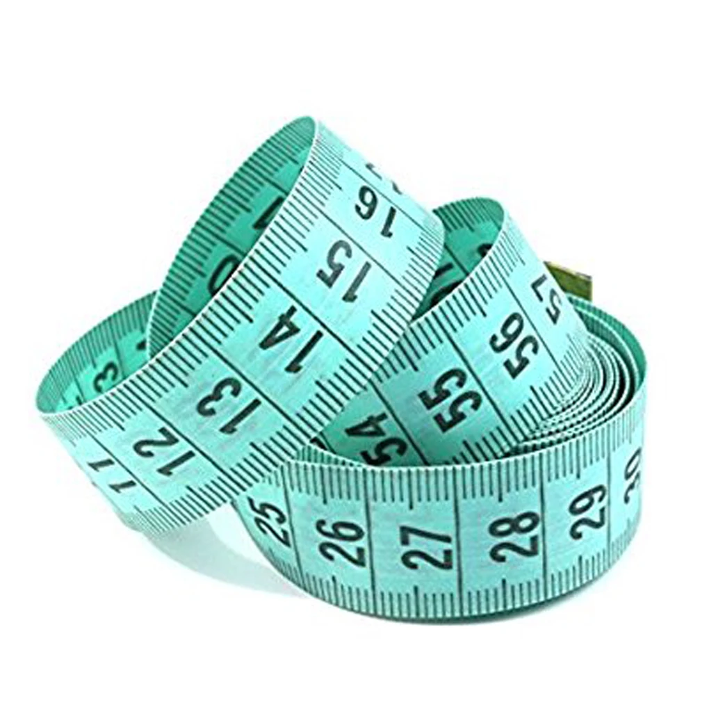 

150cm/60inch Body Measuring Ruler Sewing Tailor Tape Measure Centimeter Meter Sewing Measuring Tape Soft Random Color