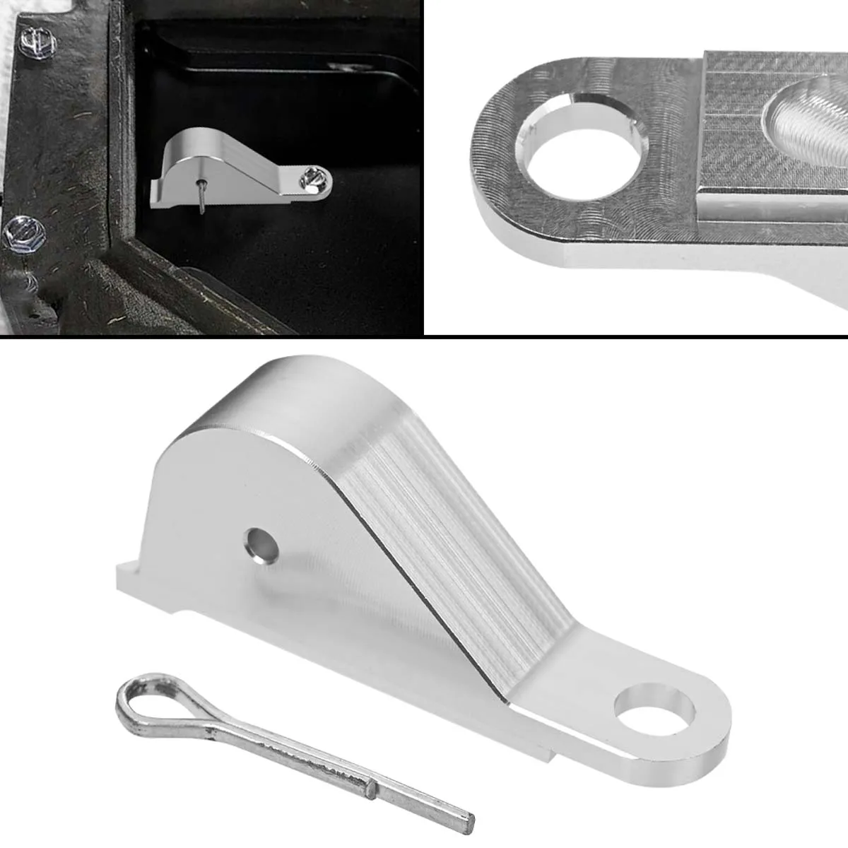 

Car A/C Heater Blend Air Door Clip Conditioning Silver Aluminum Alloy For Chevelle Camaro