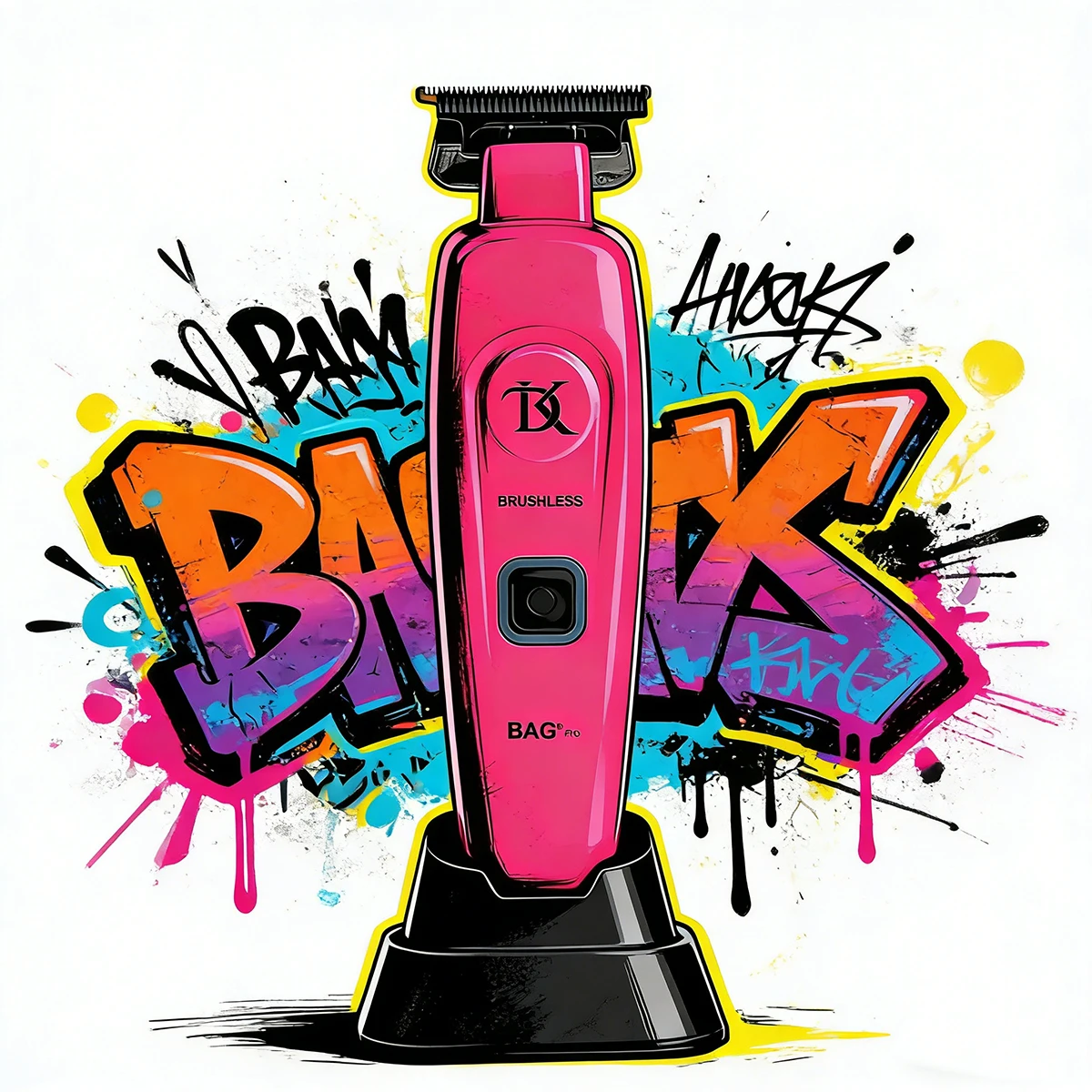 

Профессиональная машинка для стрижки волос DK Metal Casing, бесщеточный двигатель, лезвие DLC для парикмахеров, зарядное устройство, компактный эргономичный дизайн, зарядка через USB