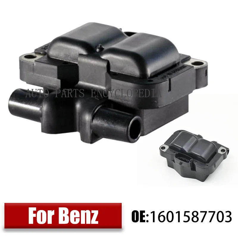 SSS+ 1 Pcs Car Ignition Coil 1601587703 A0001587703 For Benz Smart Cabrio Fortwo 0.6L