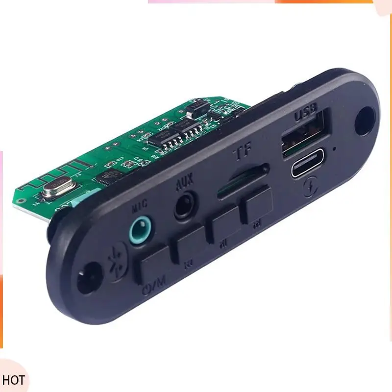 

News Bluetooth 5.0 6W DIY MP3 Decoder Board 5V 2X3w Amplifier MP3 Player Car FM Radio Module TF AUX WMA WAV FLAC APE