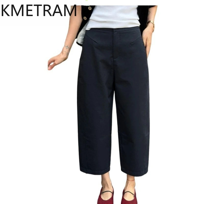 KMETRAM Casual Loose Straight Pants for Woman 2026 New Spring Baggy Pants Women's Pants and Trousers Ladies Clothes pantalones