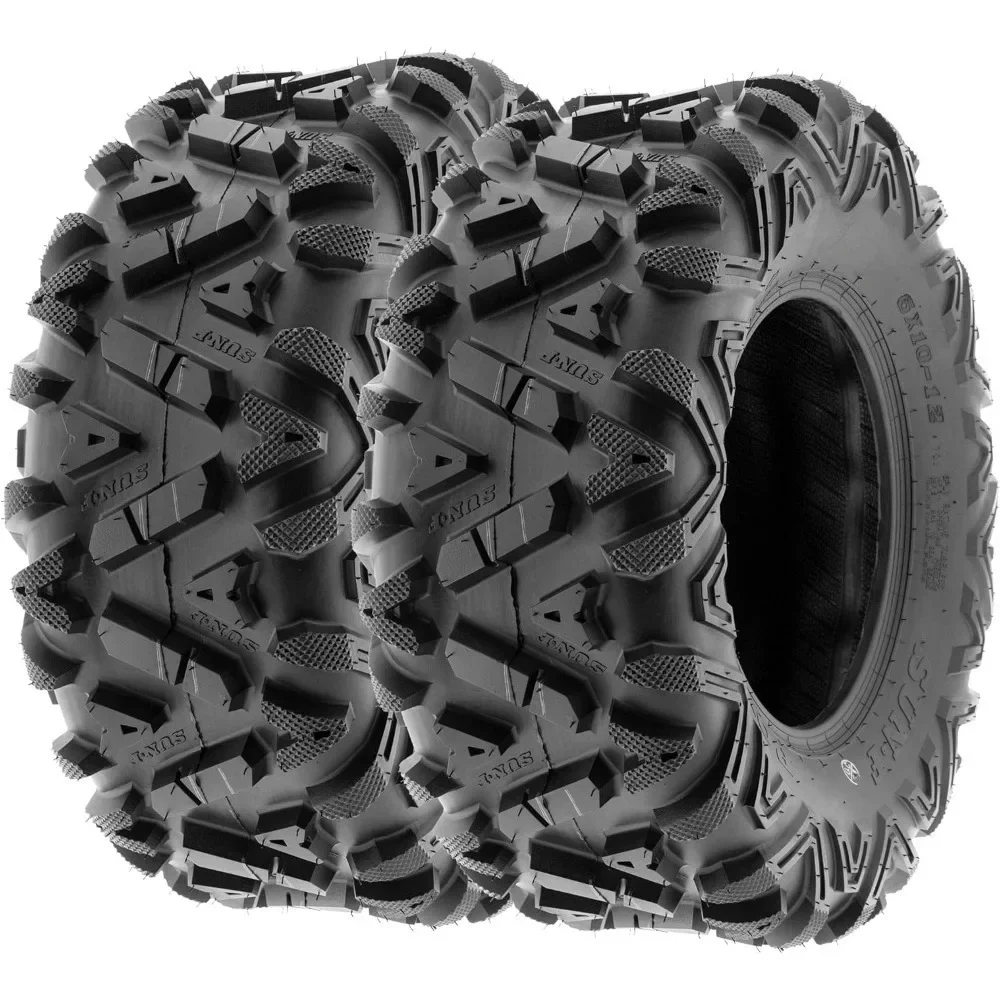 New Upgrade US Shipping 4 Pcs ATV UTV Tires 25x8-12 Front and 25x10-12 Rear 6 PR Tubeless A033for Home&Kitchen - view 3