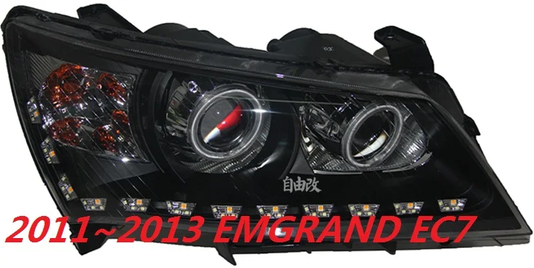 RHD LHD Geely Emgrand EC7 headlight,2011~2013,car accessories,Emgrand EC7 fog light,EC8,Emgrand EC7 front lamp