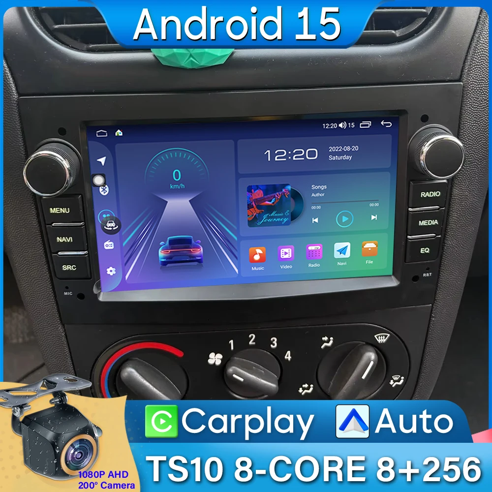

Car Radio Android Auto For Opel Corsa C D Vivaro Astra H J Vectra Antara Zafira Meriva GPS Navigation Carplay Display No 2din 4G