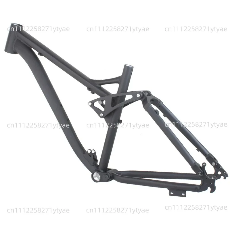26 Inch Aluminum Full Suspension Frame Four Link Soft Tail Disc Brake Quick Release
