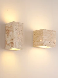 Natural Yellow Cave Stone Wall Lamp, Iluminação interior, Living, TV Fundo, Quarto, Mesa de cabeceira, Varanda, Corredor, Decoração