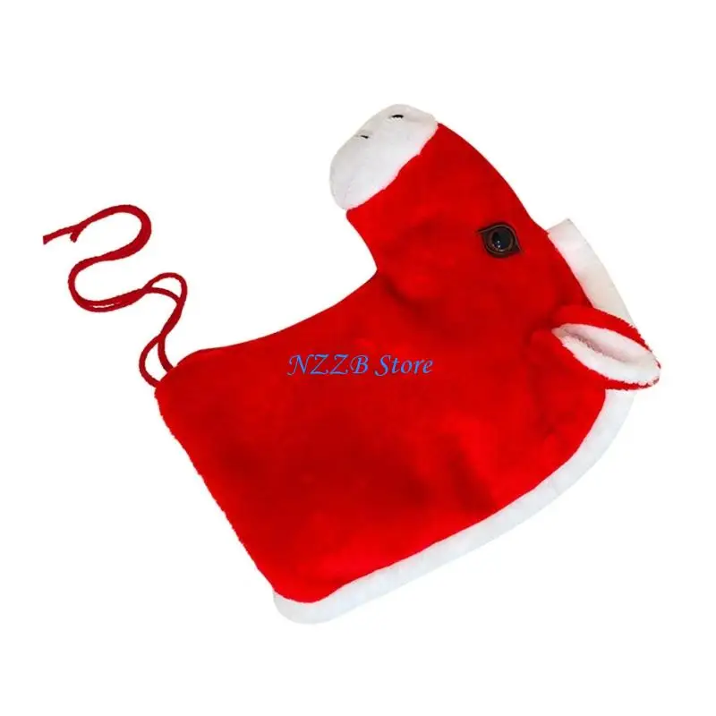 

T21F Fashion Year of Horse Theme Headcover Hat For Adult And Children Chinese New Year Holiday Dressingup Accessory Headgear