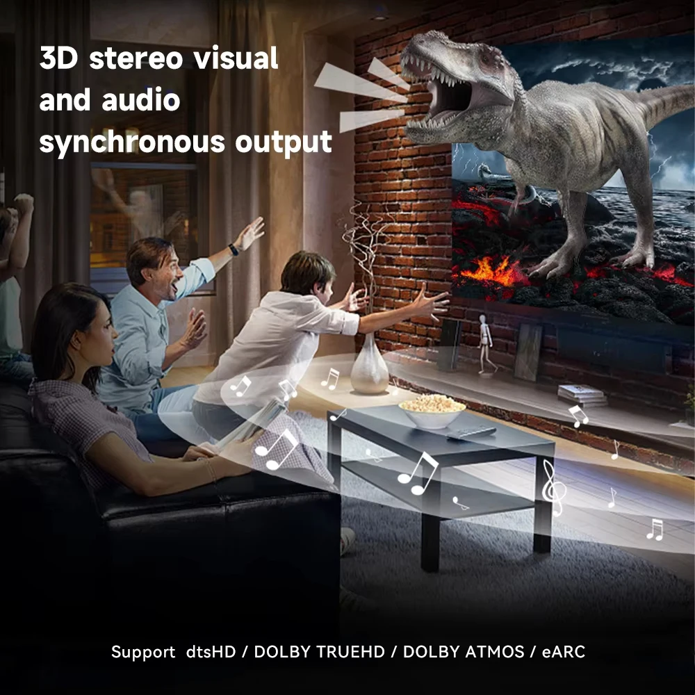 MOSHOU 8K – kabel HDMI z włókna optycznego, 48 Gb/s, kabel HDMI 2.1 o wyjątkowo wysokiej prędkości transmisji, 8K 60 Hz, 4K 120 Hz, Dynamic HDR, EARC, HDCP 2.2 i 2.3. — zdjęcie produktu 5