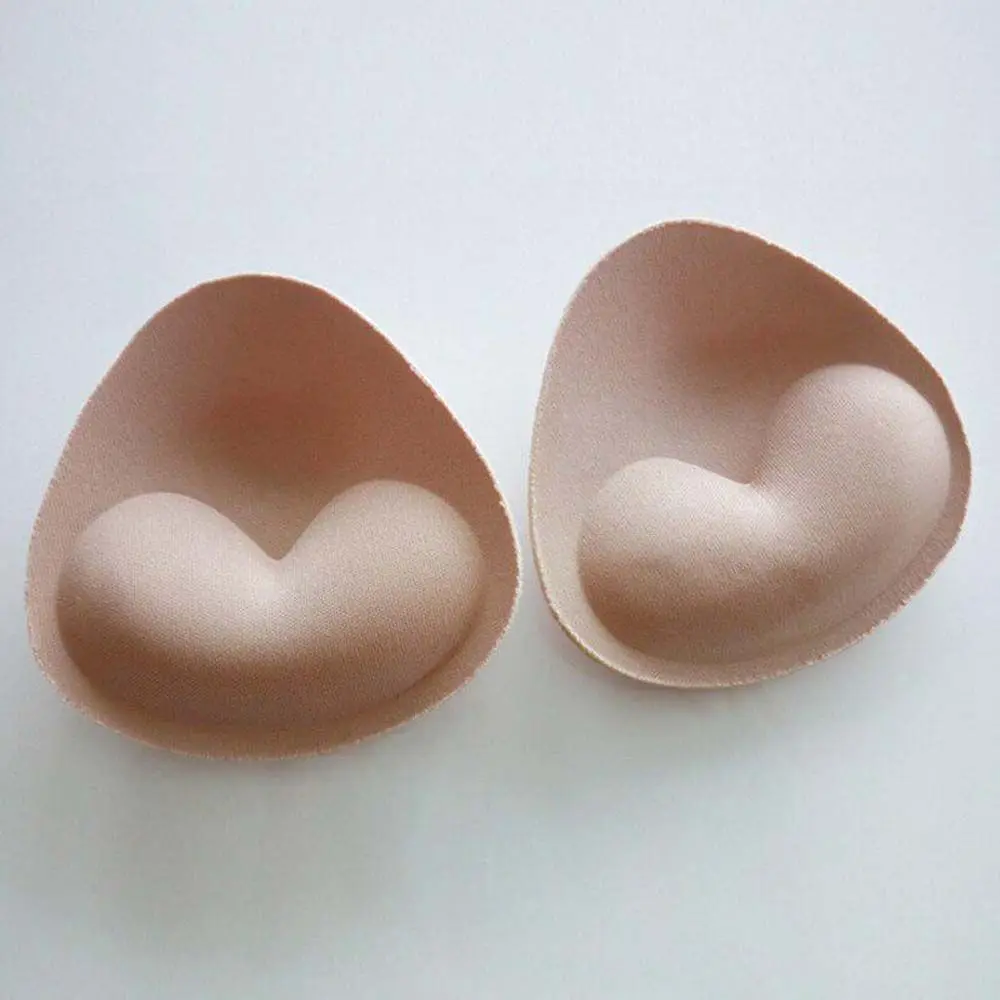 

Accessories Lift Up Bra Inserts Cups Triangle Heart Sponge Pad Inserts Chest Breast Bra Women Chest Cups Thicker Chest Pads