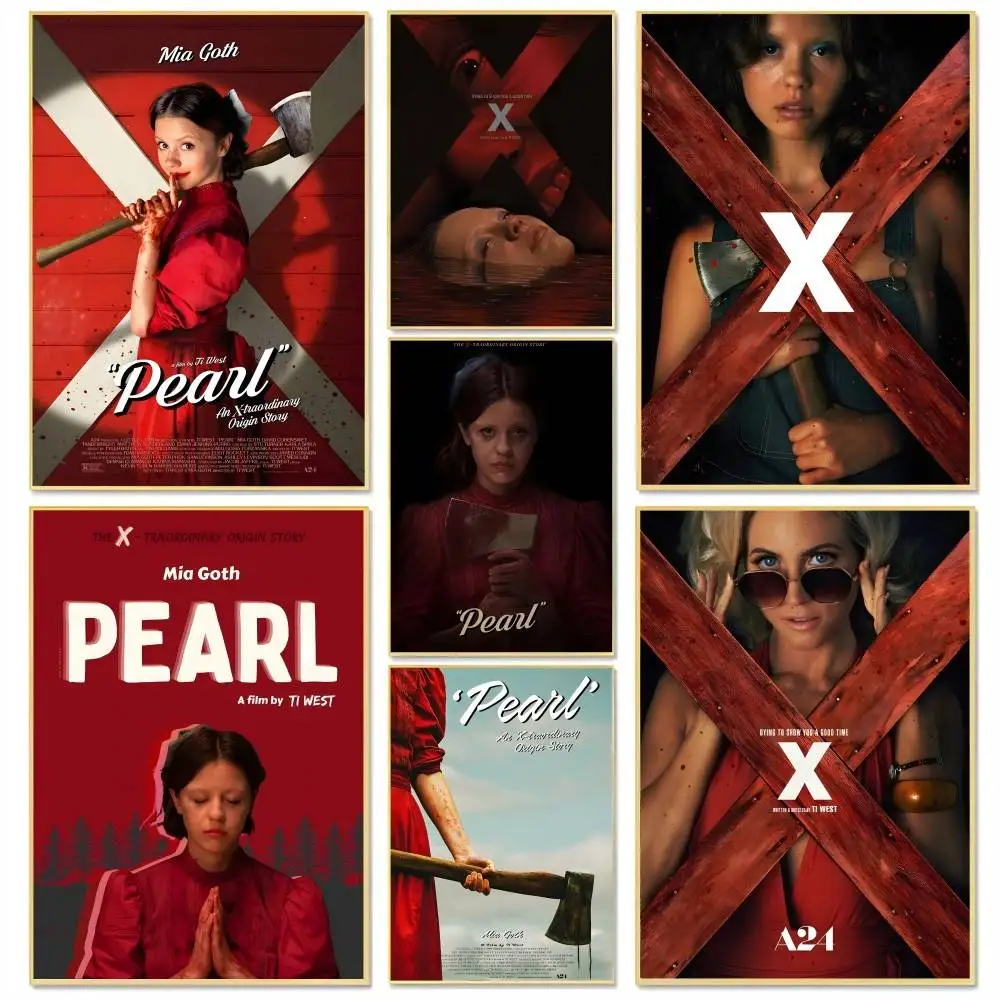 الخوف الفيلم P-اللؤلؤ المشارك HD الذاتي لاصق طباعة يتوهم هدية ملصق صورة غرفة نوم المنزل جدار ديكور فني