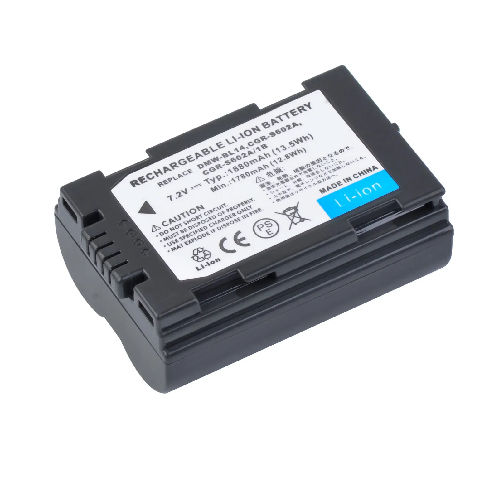 CGR-S602 Battery CGR-S603 DMW-BL14 for Panasonic Leica DIGILUX 1 CGR-S602A Lumix DMC-L1 DMC-LC40 DMC-LC5