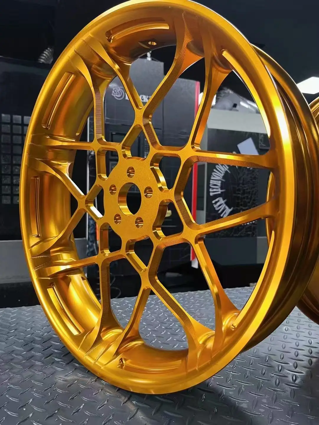 7-pointed Star Front & Rear Wheel Rim For Harley Touring Road Glide Softail Low Rider ST Breakout, Custom Motorcycle Cast Wheels