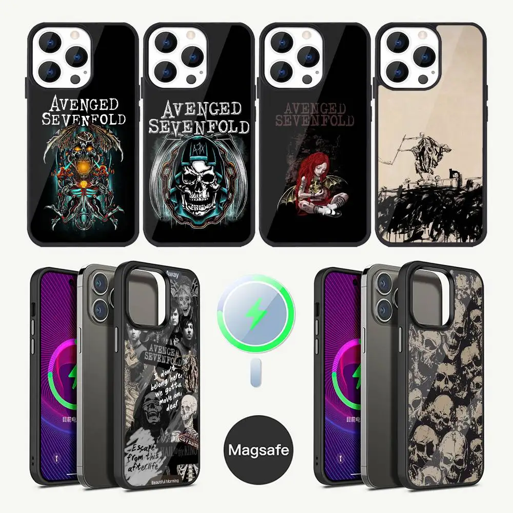 

A-Avenged S-Sevenfold band Phone Case For iPhone 17,16,15,14,13,12,11,Plus,Pro,Max Mini Magsafe Magnetic Wireless Charging