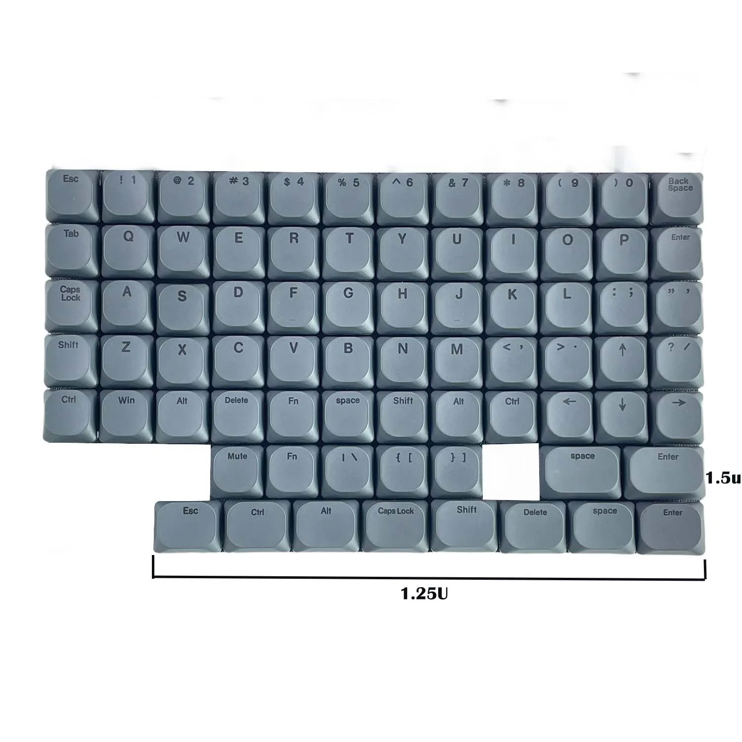 Ultrathin Low Profile MX Keycap PBT Material Dye-sub 70keys Dedicated to Choc Corne Sofle VELVE Mini Split Symmetric keyboard — product photo 1 of 1