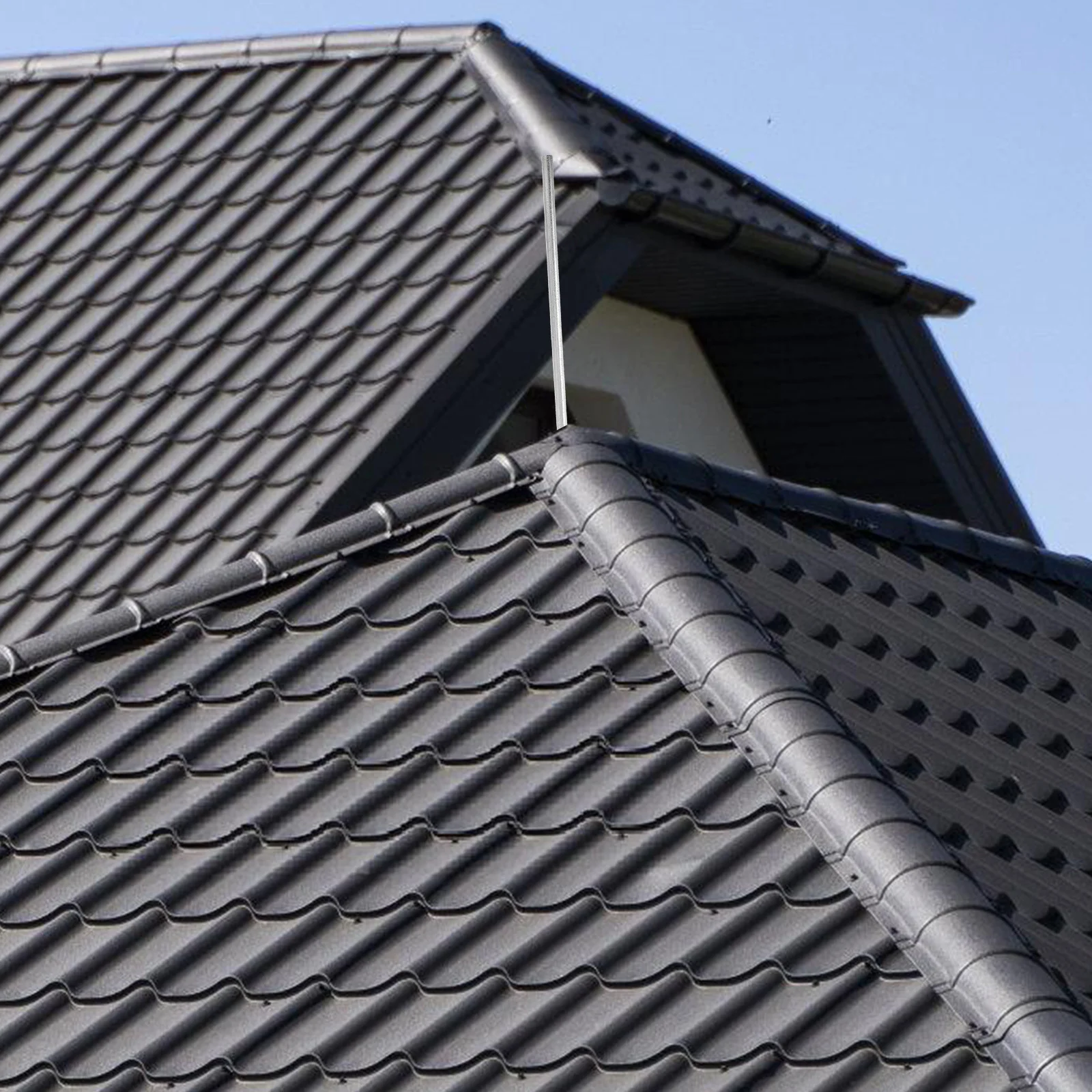 Heavy Duty Grounding Rod Galvanized Metal Straight Design for Home Outdoor Electrical Systems Fence Antenna Grounding Rod Kit