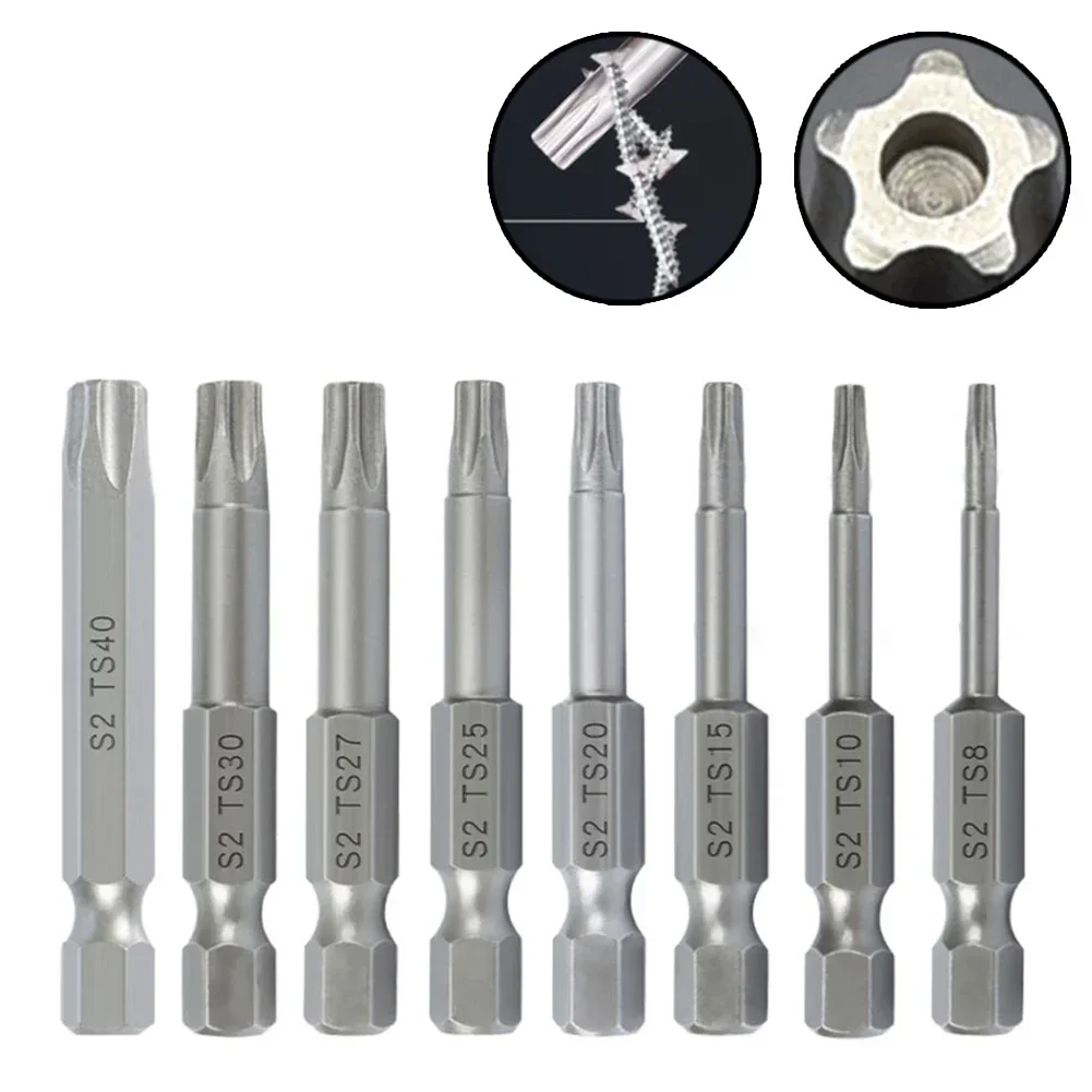 Hex Shank Mm Effortless Screwdriving Five Point Torx Screwdriver Bits Set Five Point Torx Screwdriver Bits Set Pcs Set