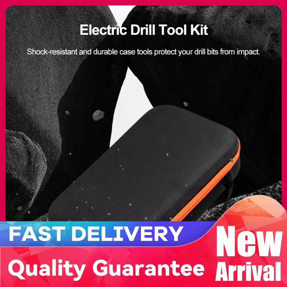 

Multifunction Portable Electric Drill Tool Bag Waterproof Tool Storage Bag Shockproof Electrician Hardware Organizer