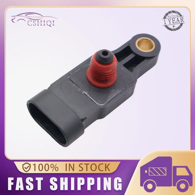 

96325870 Manifold Absolute Pressure MAP Sensor For Chevrolet Spark Aveo Matiz Lova / Daewoo Kalos 0.8 1.2 Series Models 25184083