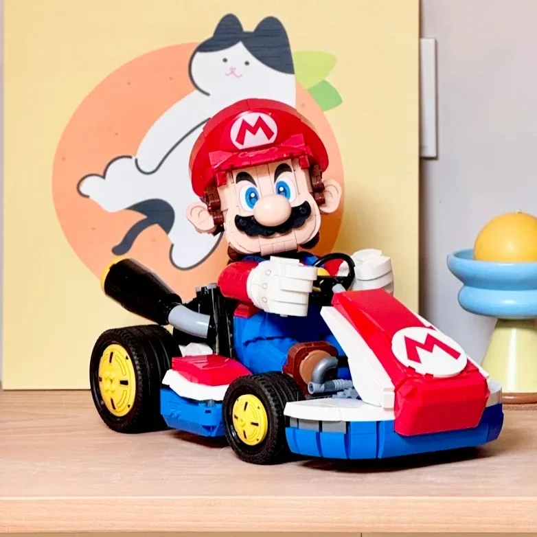 

72037 Standard Kart Classic Game Racing Car Model Building Blocks City Car Bricks Adult gifts Birthday,Halloween, Christmas gift