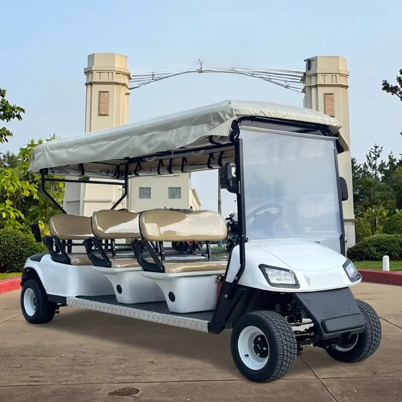 Customizable 2-6 Seats Electric Golf Cart with 48V Battery Suitable    hy