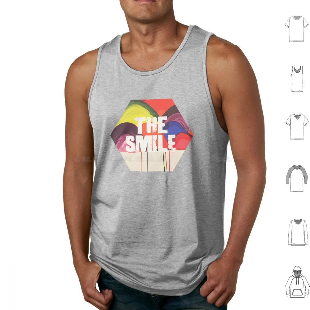 Hexagon Ladies Tank Tops Vest Sleeveless Art Jazz Krautrock Progressive The Smile The Smile Tour Experimental Music Looser