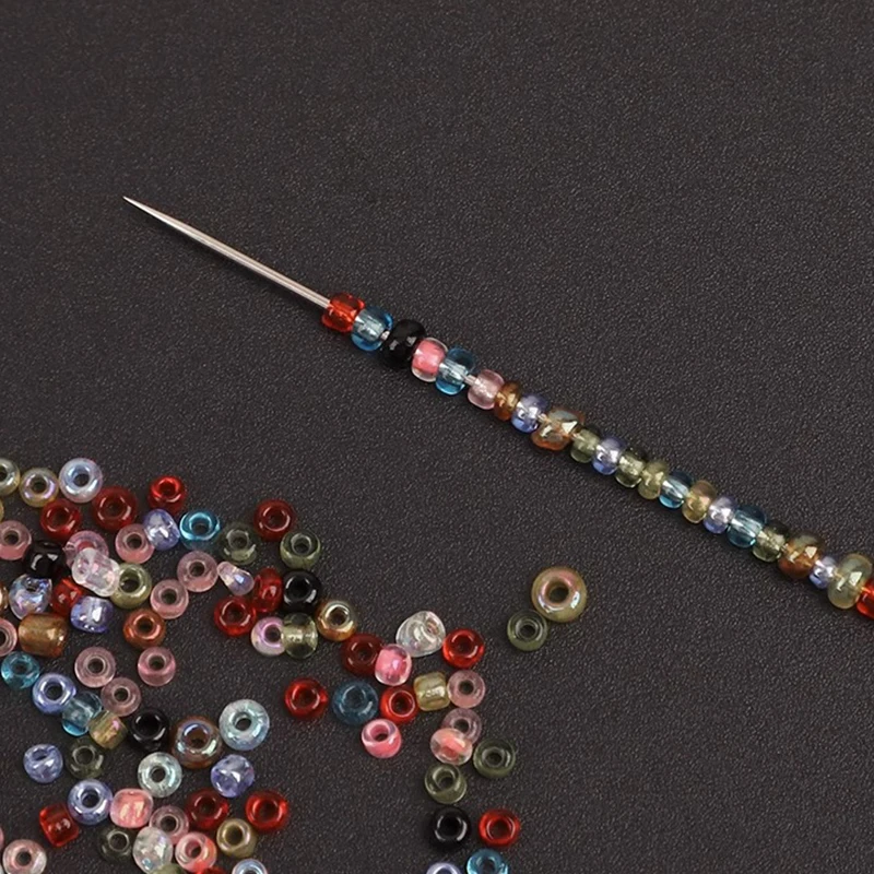 30 Pcs Metal Beading Needles For Beads Threading String Tambour Jewelry Bracelet Necklace Making Pins Cord Tools Pins DIY Tool