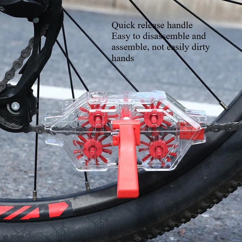 Bicycle Chain Cleaner Transparent Visualization Immersion Chain Cleaner