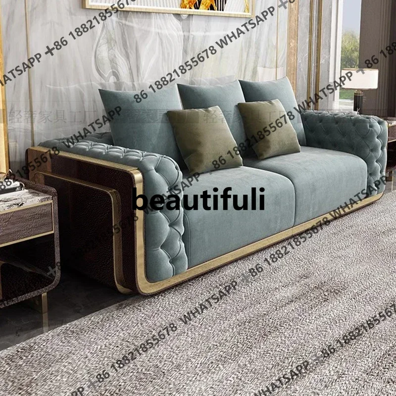 

Designer Minimalist Living Room Sofas Couch Office Leather Nordic Floor Lounge Sofas Relaxing Room Decor Divano Salon Furniture