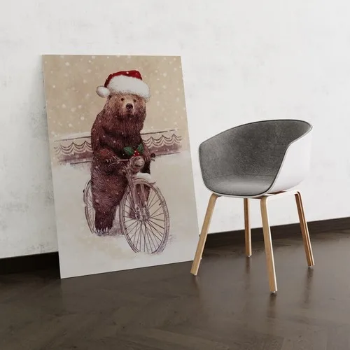 Emirgan New Year Kutlayan Bicycle Bear table 30x45 cm