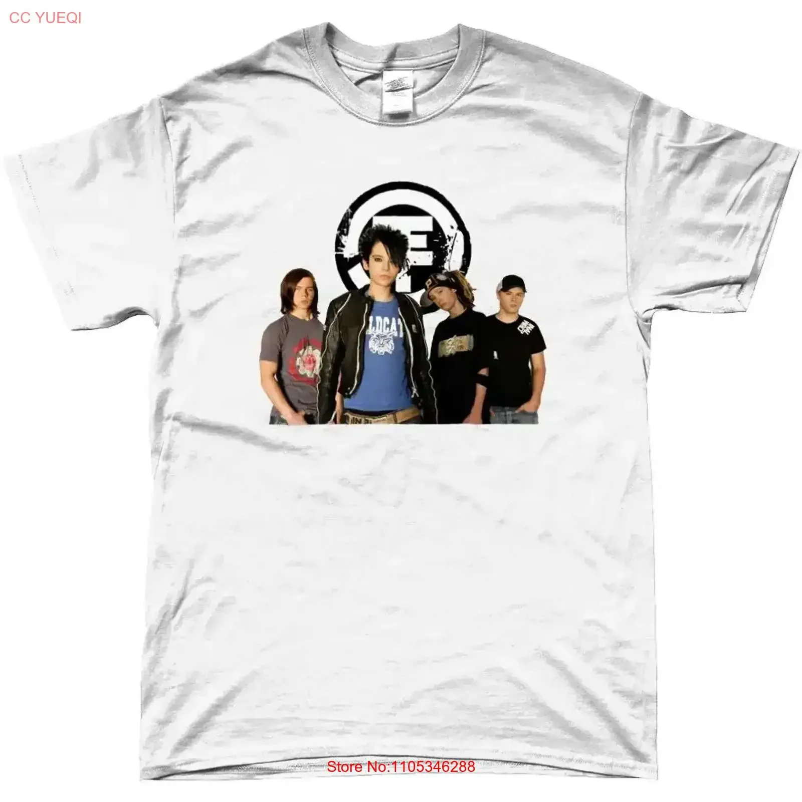 Tokio Hotel Vintage-Design-Tour-Unisex-T-Shirt, gewaschen, bequem, vielseitig, Designerkleidung, lässige Streetwear, weicher Vintage-Look