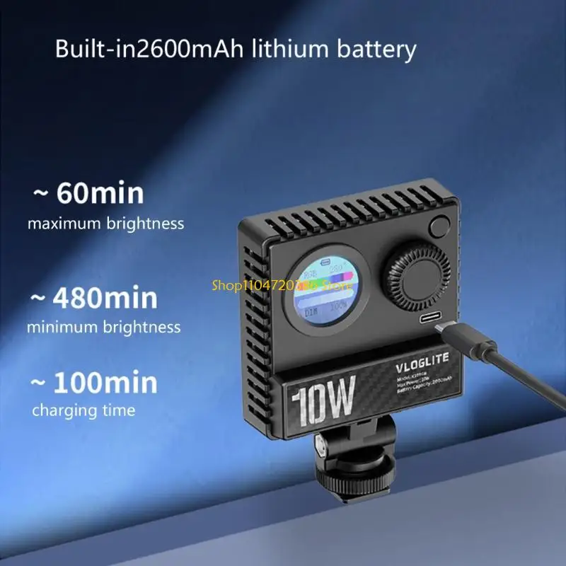 Магнитный фотографический светильник K0EA с естественным мягким свечением и выдвижной структурой