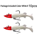 10pcs white