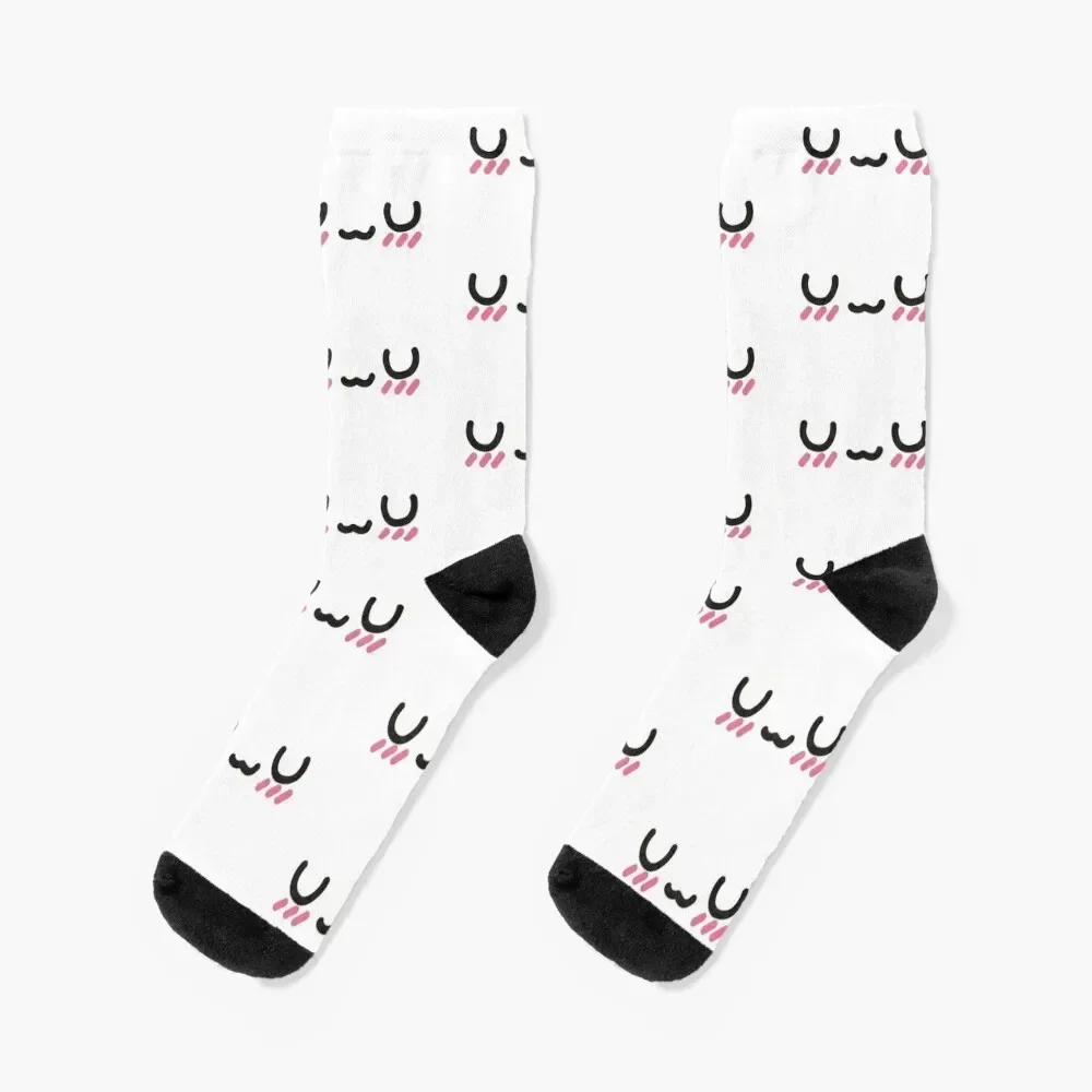 

uwu face Socks kawaii FASHION warm winter essential Women's Socks Men's