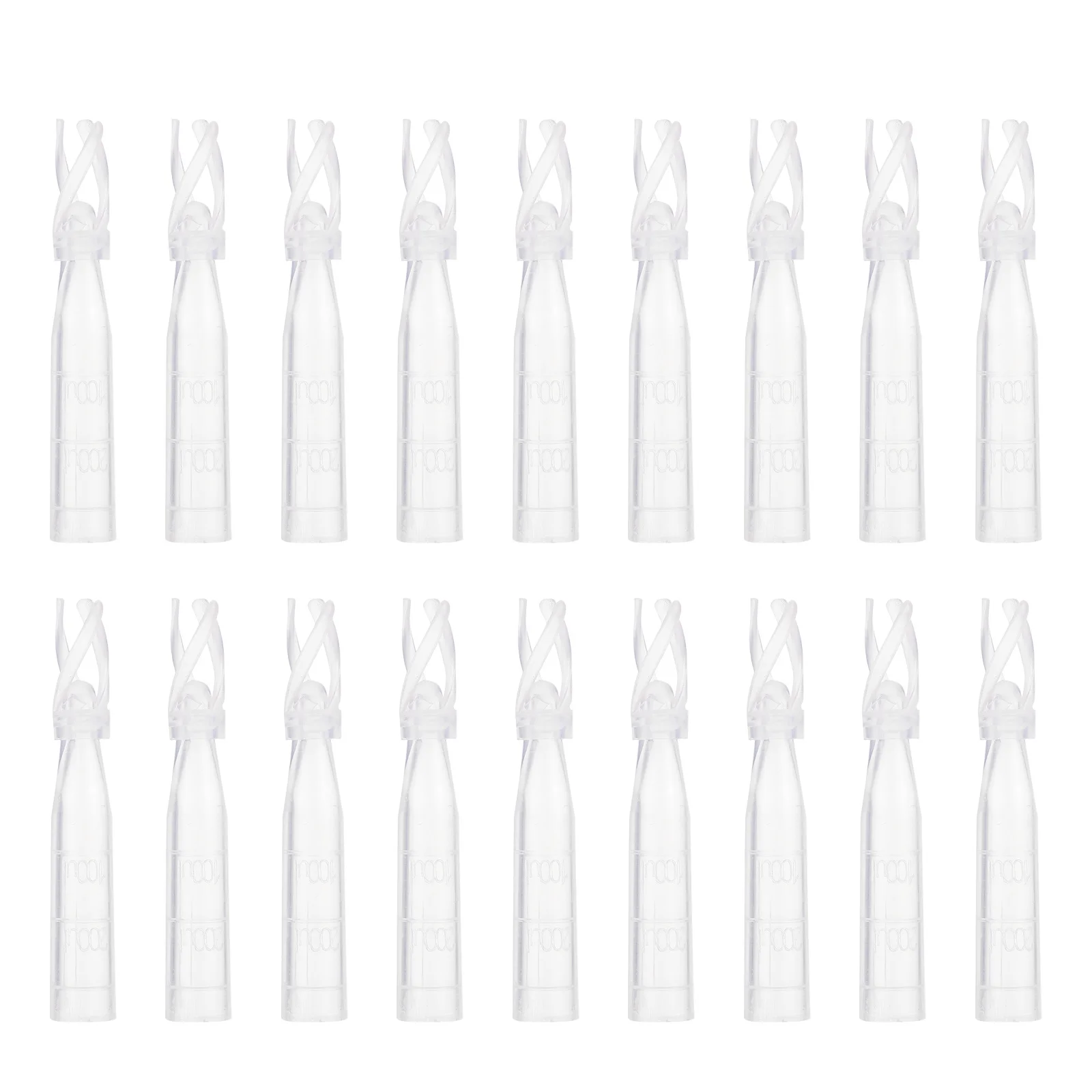 200pcs Chromatographic Vial Insert 200Ul Clear Conical Base For 9-425 Vials 2Ml Hplc Vials Teaching Equipment