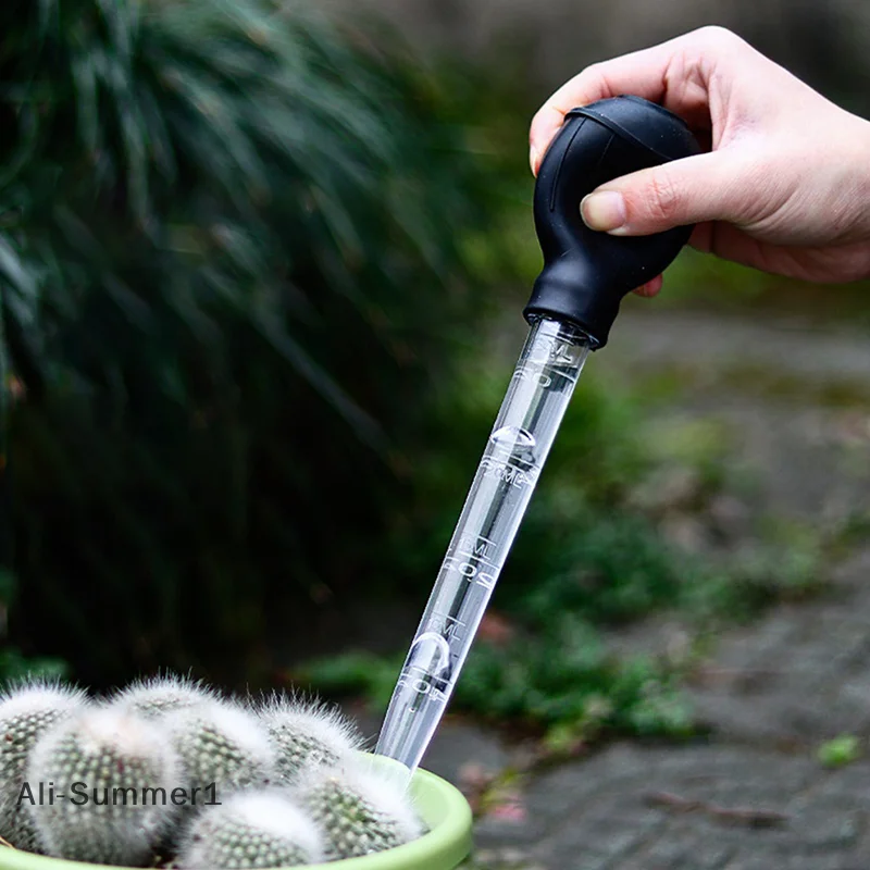 【E】1/2/3 قطعة من البلاستيك الشفاف وعاء الزهور صينية امتصاص الماء معالج ضخ المياه 30 مللي امتصاص الماء لأدوات الحدائق #4