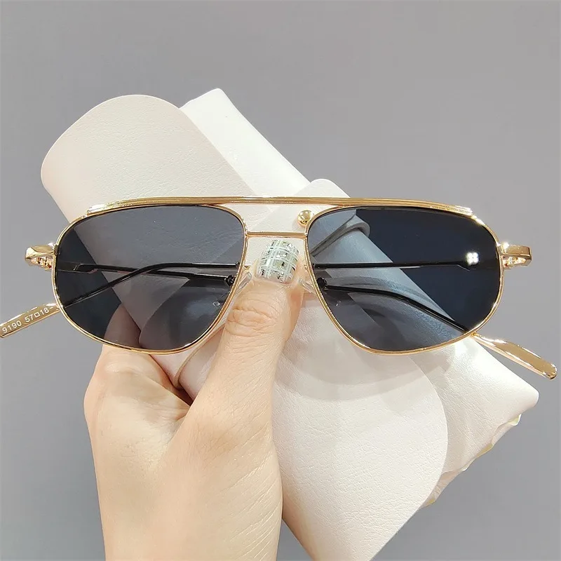 جديد صغير البيضاوي خمر النظارات الشمسية النساء الرجال العلامة التجارية Steampunk إطار معدني النظارات الشمسية الرجال النظارات الرجعية UV400 النظارات