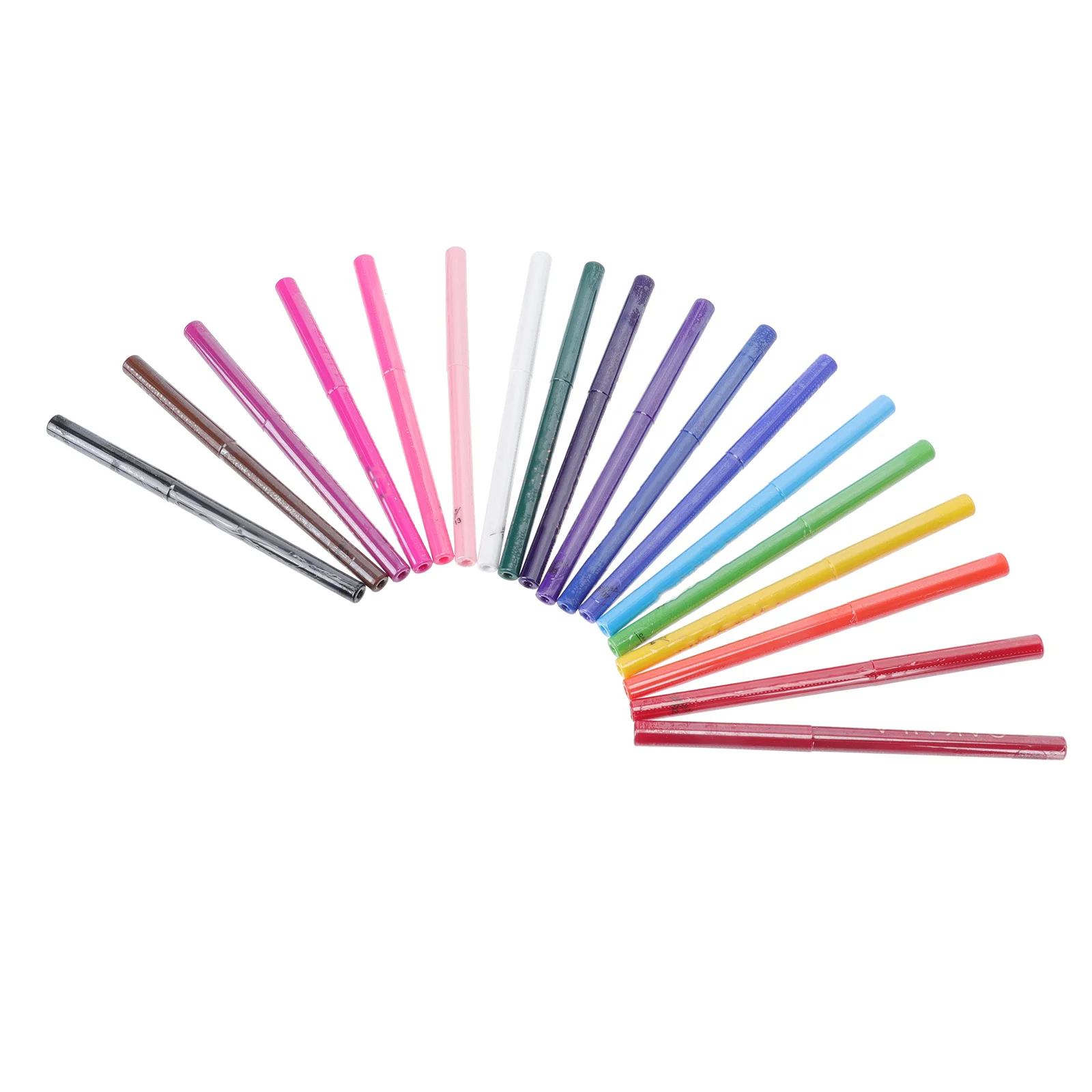 18 pçs canetas delineador à prova dwaterproof água cores vibrantes fácil aplicar ferramentas de maquiagem para mulheres delineadores conjunto acessórios