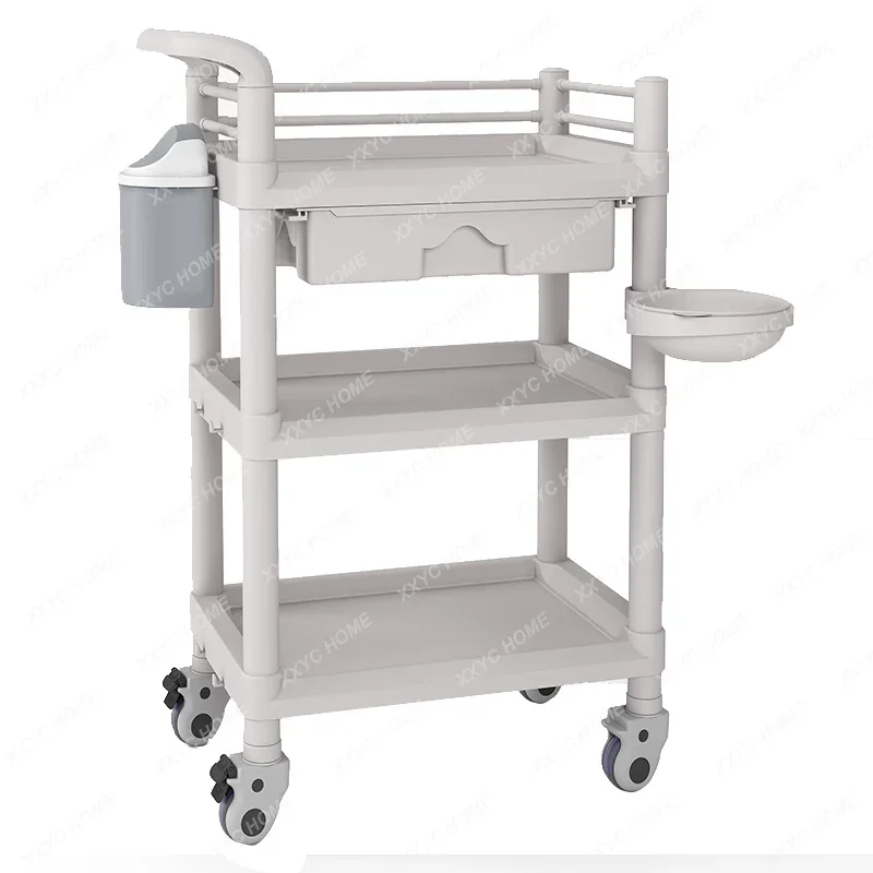 Beauty cart, beauty salon special hand cart, beauty small bubble instrument, treatment cart, trolley storage rack