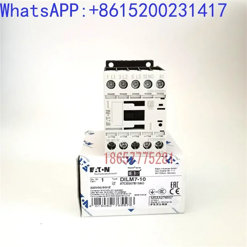 ETN Eaton Muller DILM7-10 DIL M7-10 contactor AC220V DC24V